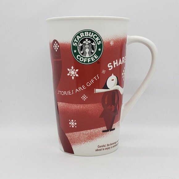 Starbucks 2010 Holiday Collection Carolers Coffee Mug Bone China - Picture 1 of 6